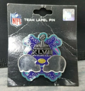 Super Bowl XLVII NFL Team Anstecknadel 1,5" groß New Orleans 02.03.13 - Bild 1 von 4