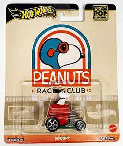 Hot Wheels Premium Pop Culture 2024 Peanuts Racing Club 1950 Snoopy - Picture 1 of 2