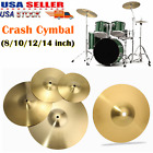8/10/12/14 inch Brass Crash Cymbal Jazz Drum Kit Hi Hat Cymbal for Drum Set