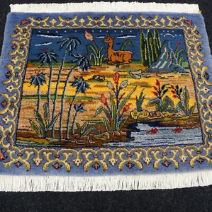 Tapis Orient Keshan 62 X 50 Cm Keshan Tapis Persan Kaschan Fait Main - Bild 1 von 12