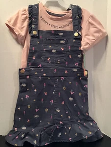 Conjunto de conjunto de falda 365 con volantes valientes inteligentes florales 5 o 6 para niñas - Imagen 1 de 10