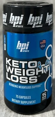 Suplemento dietético cetogénico para pérdida de peso BPI Health 75 cápsulas 26/11 Foto 1 de 4