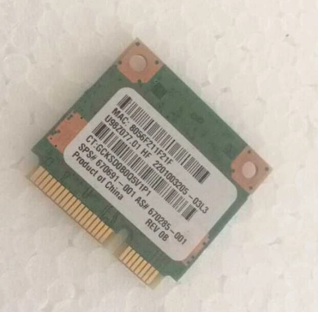 HP Envy M6 Wireless Card Ralink RT5390 WIFI Network P/N 691415-001 - Image 1 of 1