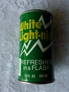 LATA DE ERROR DE COLA BLANCA LIGHTNIN * SELLADA AMBOS EXTREMOS * SIN PESTAÑA DE EXTRACCIÓN * NUNCA LLENA - Imagen 1 de 8