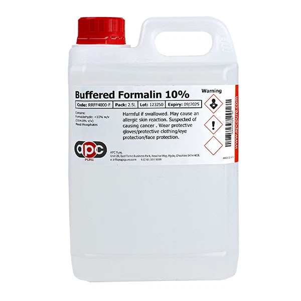 APC PURE Buffered Formalin 10% *Tissue Fixative* - 2.5L **Free P&P**