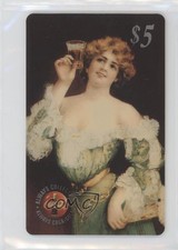 1996 Score Board Coca-Cola Sprint Phone Cards $5 Silver Calendar Girls Girl #1