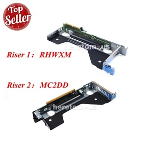 For Dell R440 R540 Chassis Riser 1 and Riser 2 Card RHWXM + MC2DD 0RHWXM 0MC2DD - Picture 1 of 11