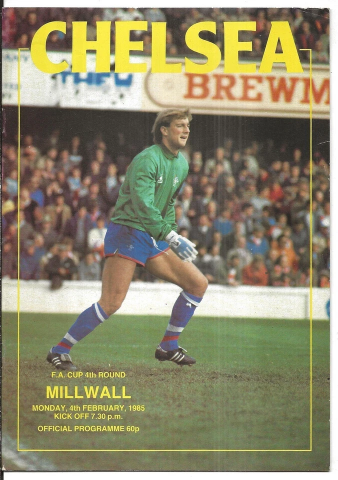 Football Programme CHELSEA v MILLWALL Feb 1985 FAC - Image 1 of 1