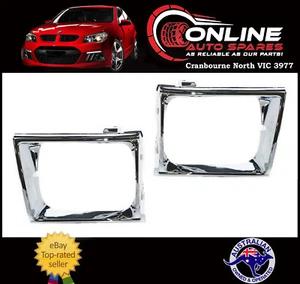 Headlight Surround Pair CHROME fit Toyota Hilux 4 Runner LN10# 10/1988-09/1991 - Picture 1 of 3