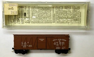 MTL Micro-Trains 28040 New Jersey Central CNJ 17239 40 Fuß Holz Güterwagen PT Deckel - Bild 1 von 1