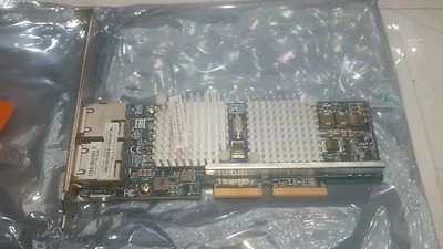 2 Port 10GbE 10GBASE-T RJ45 BroadCom NetXtreme II IBM Lenovo 00D2026 94Y5232 ML2 - Image 1 of 4