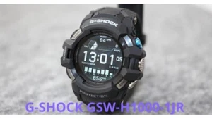 G-Shock G-Squad Pro GSW-H1000-1JR Black & Blue Smartwatch - Picture 1 of 5