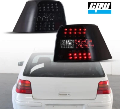 LED Tail Light for 1999-2004 Volkswagen Golf IV GTI MK4 Replacement Black Smoke  - Image 1 of 4