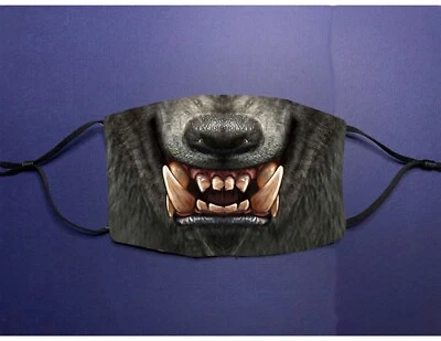 Halloween, Scary and Funny Face Mask/ Covering Adult and Youth Size Pick Design - Image 1 of 3
