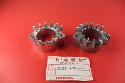 JUEGO BRIDA JUNTA TUBO SILENCIADOR ESCAPE HONDA CX500C NOS 78-82 18231-415-000 Foto 1 de 4