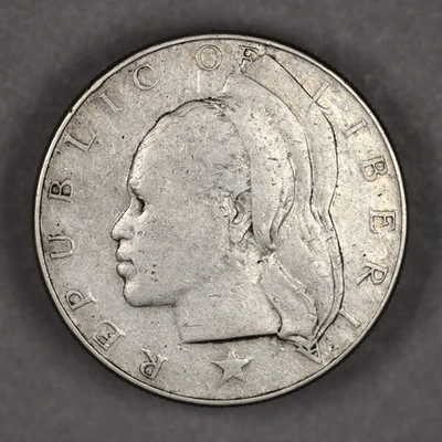 1961 Liberia Silver Dollar - Image 1 of 2
