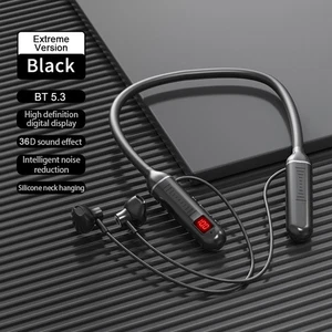 Drahtlose Bluetooth 5.3 Nackenbügel Kopfhörer Mikrofon Headset Stereo Ohrhörer Ohrhörer - Bild 1 von 24