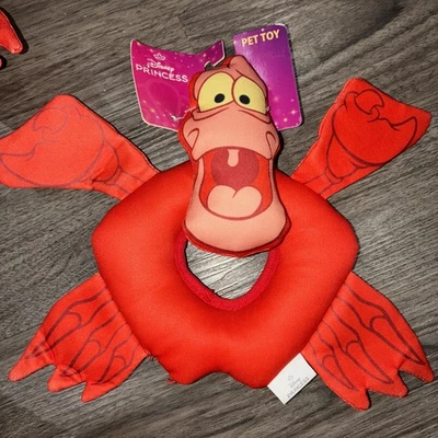 Nuevo Disney Princesa Sirenita Sebastián 9.5" Anillo Flotante Perro Juguete Foto 1 de 4