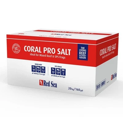 Coral Pro Sea Salt Mix Red BOX (Makes 160 Gallons) - Red Sea
