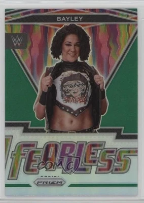 2022 Panini Prizm WWE Fearless Green Prizm Bayley #9 - Image 1 of 2