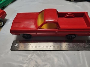 c1960s Tonka Plastic Red Ford Ranchero Truck Red Vintage Tonka Toys - Picture 1 of 5