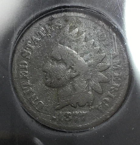 1877 Indian Head Cent G04  Key Date! Mintage 852,500! Cover