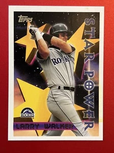 LARRY WALKER 1996 TOPPS STAR POWER #5 Baseball Card - Picture 1 of 2