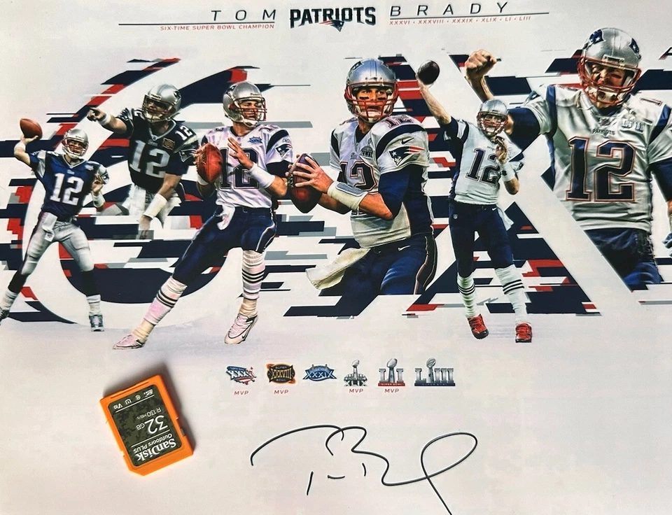 Tom Brady New England Patriots REPRINT 8 x 10 PHOTOGRAPH - Image 1 of 1