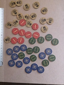 PIONS ORDRES TOKENS     /PIRATE/ THE EVERRAIN GRIMLORD G117 - Imagen 1 de 1