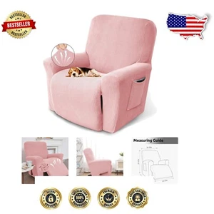 Lavish Jacquard Polyester Recliner Cover - Easy Installation & Protection - Picture 1 of 9