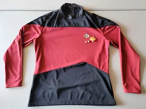 Vintage Star Trek Cosplay Crew Sternenflotte Uniform Shirt rot Technik & Sicherheit - Bild 1 von 16
