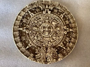 Aztecs Calendar fully hand made Cancun, Q,Roo.Mexico Heco A Mano 7” - Picture 1 of 12