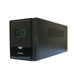 UPS 3000VA LCD con 4 batterie 12 VOLT 9 4 schuko Gruppo di Continuità - Photo 1/5