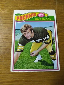 1977 Topps Football #44 Green Bay Packers Defensive Tackle Mike McCoy EX - Picture 1 of 2