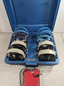 Auriculares Telex 610-1 y Califone 2924AV con placa y caja azul - Imagen 1 de 24