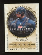 2021 Upper Deck Black Diamond Marvel Retro Chris Evans Captain America 11/15