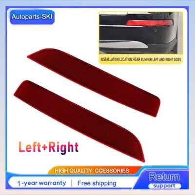 Pair Rear Bumper Reflectors for Mercedes-Benz GL320 GL350 GL450 2007-2012 - Image 1 of 4