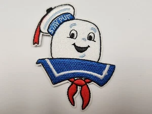 1pc Stay Puft Marshmallow Man iron on or sew on Patch Badge Ghostbusters - Picture 1 of 2