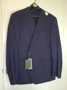 FRANK STELLA NYC Navy Blue Blazer Sport Coat Jacket EU 54 / US 44 R New w/Tags - Picture 1 of 12