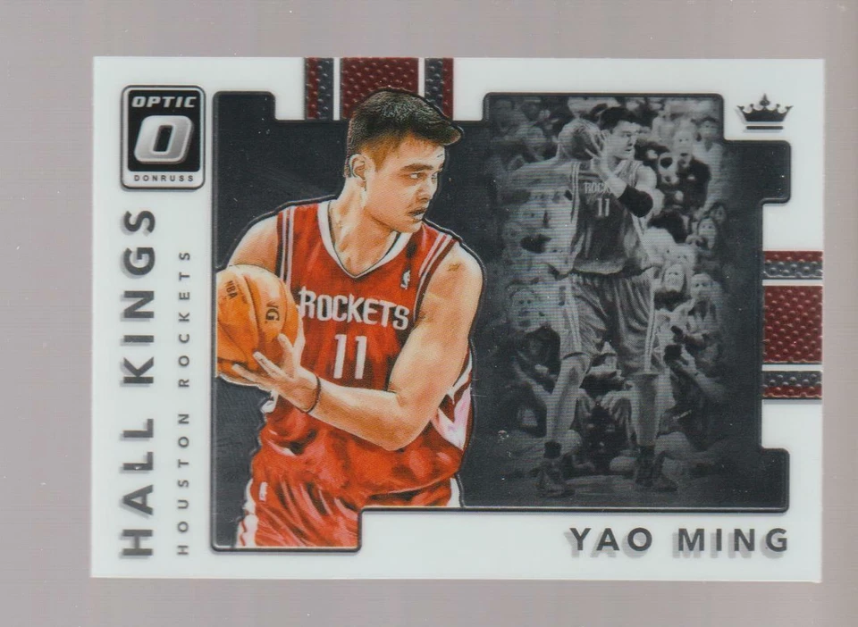 2017-18 Donruss Optic Hall Kings #20 Yao Ming card, Houston Rockets HOF - Image 1 of 1