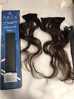 Aqua Clip-in Extensions 20 inch. 2 wefts (1) 6”) 3clips(1) 4”2clips Color#1B