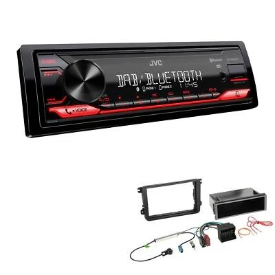 JVC Digital Auto Radio Bluetooth DAB+ USB für Volkswagen VW Caddy III schwarz - Bild 1 von 4