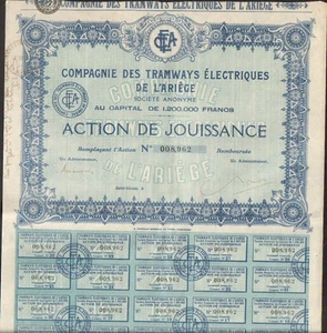 TRAMWAYS ÉLECTRIQUES de l'ARIEGE (09) (Q) - Picture 1 of 1