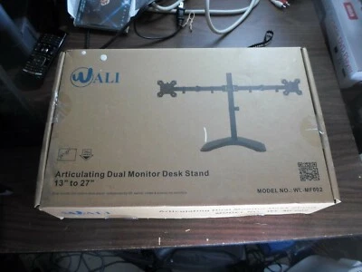 Wali Articulating Dual Monitor Desk Stand 13" to 27" - Image 1 of 3