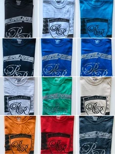 R&R RICH&RARE Men/Woman LOGO T-Shirt Short Sleeve Crew Neck/Different Color&Size - Picture 1 of 49