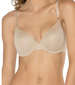 FRUIT OF THE LOOM LIGHTLY LINED CONTOUR Cotton TSHIRT BRA SZ 42C BEIGE NEW - Picture 1 of 9