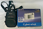 Sony Cyber-shot DSC-T7 5.1MP Digital Camera Silver Complete With Box Case TESTED