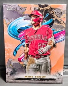 2023 Topps Inception Mike Trout /50 Orange Parallel #27 - Bild 1 von 2