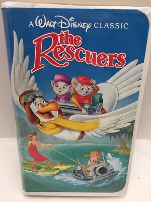 The Rescuers VHS Black Diamond Walt Disney Nice! Look👀🔥🔥 - Image 1 of 4
