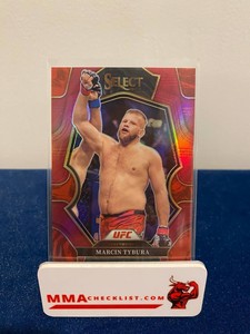 2023 SELECT UFC MARCIN TYBURA PREMIER MAROON PRIZM CARD SP /149